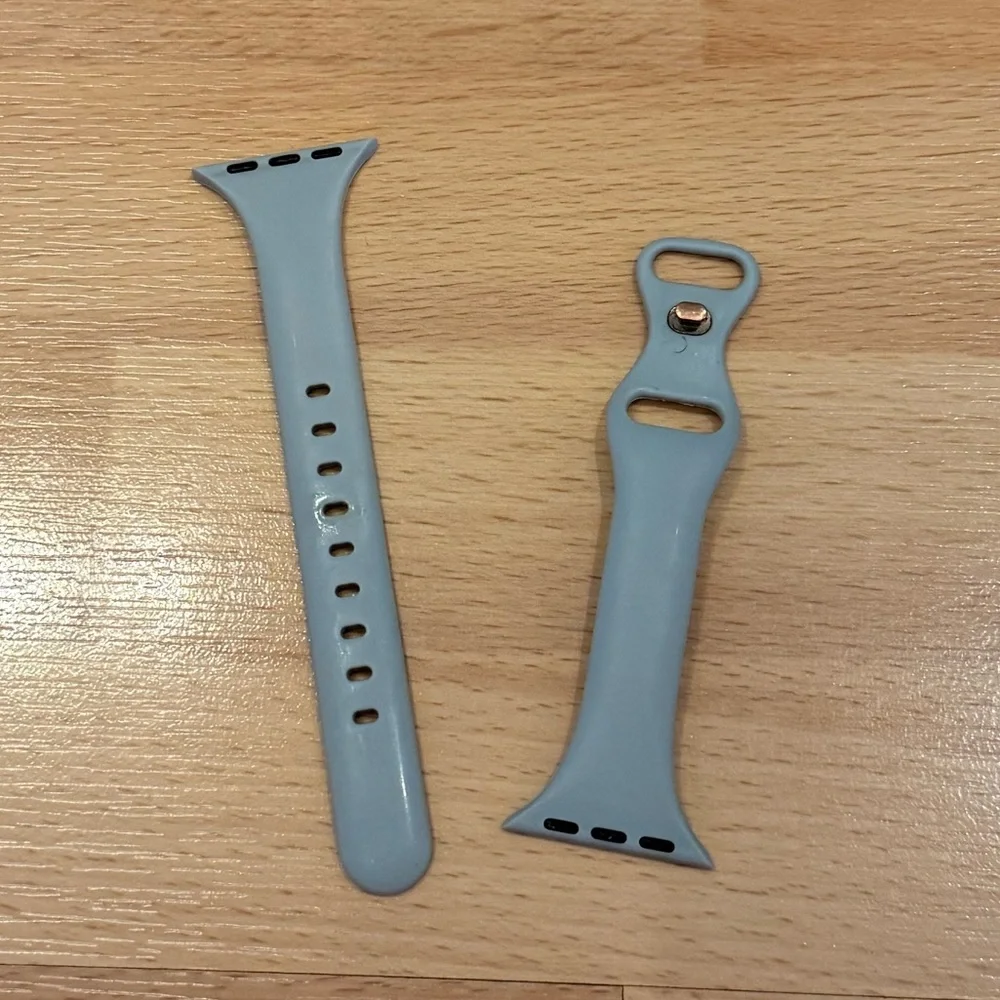 Blue grey Silicone Smartwatch Band
